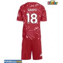 Liverpool Cody Gakpo #18 Heimtrikotsatz Kinder 2026-27 Kurzarm (+ Kurze Hosen)